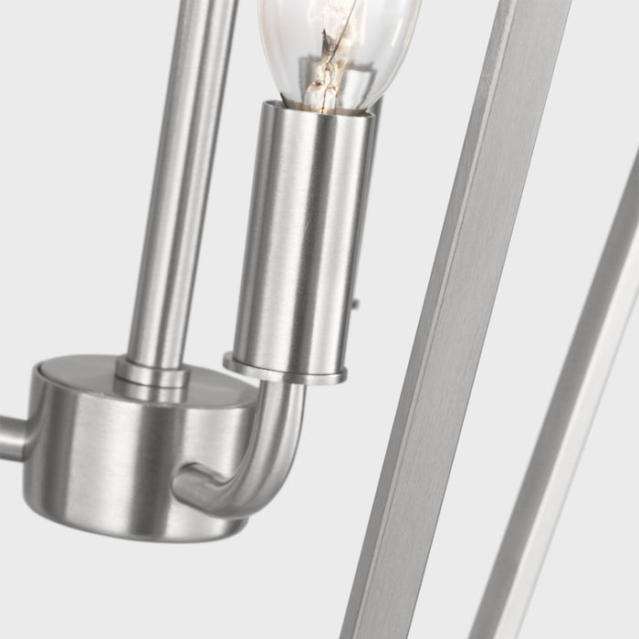 Generation GLC1283 Kennan 3-lt 11" Chandelier - Brushed Nickel