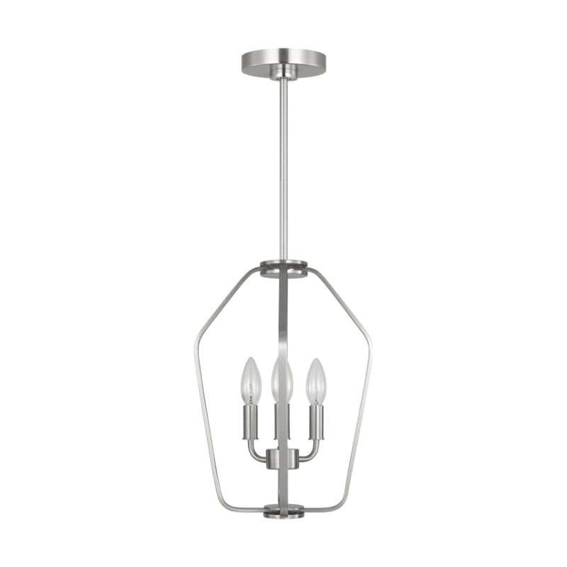 Generation GLC1283 Kennan 3-lt 11" Chandelier - Brushed Nickel