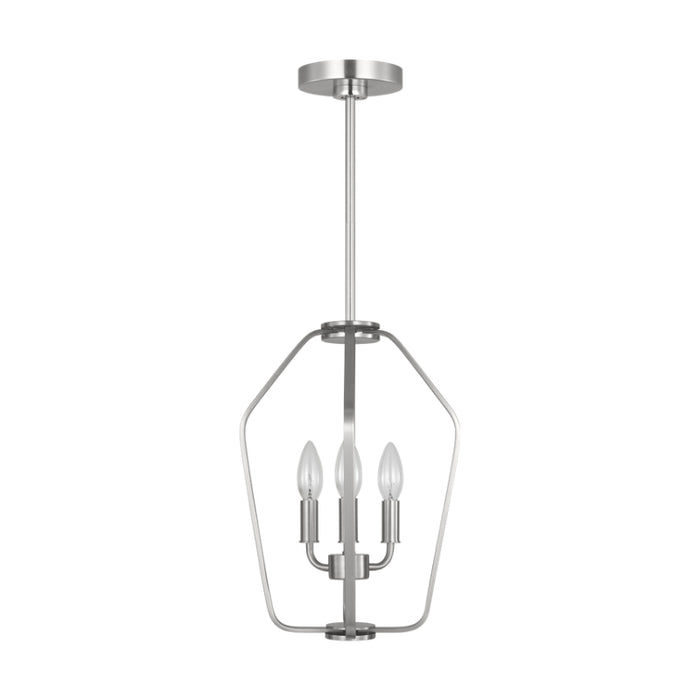 Generation GLC1283 Kennan 3-lt 11" Chandelier - Brushed Nickel