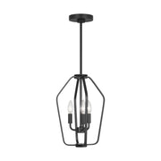 Generation GLC1283 Kennan 3-lt 11" Chandelier - Midnight Black