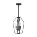 Generation GLC1283 Kennan 3-lt 11" Chandelier - Midnight Black