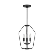 Generation GLC1283 Kennan 3-lt 11" Chandelier - Midnight Black