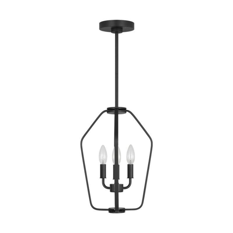 Generation GLC1283 Kennan 3-lt 11" Chandelier - Midnight Black