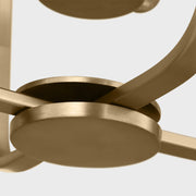 Generation GLC1283 Kennan 3-lt 11" Chandelier - Satin Brass