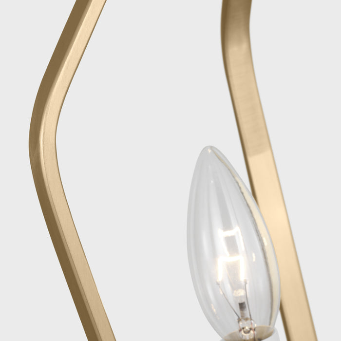 Generation GLC1283 Kennan 3-lt 11" Chandelier - Satin Brass