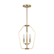 Generation GLC1283 Kennan 3-lt 11" Chandelier - Satin Brass