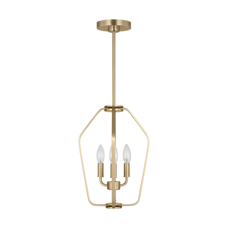 Generation GLC1283 Kennan 3-lt 11" Chandelier - Satin Brass