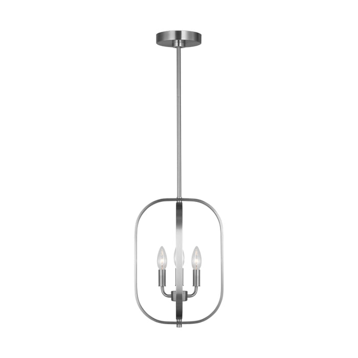 Generation GLC1293 Loretto 3-lt 11" Chandelier - Brushed Nickel