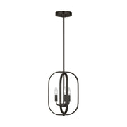 Generation GLC1293 Loretto 3-lt 11" Chandelier - Midnight Black