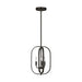 Generation GLC1293 Loretto 3-lt 11" Chandelier - Midnight Black