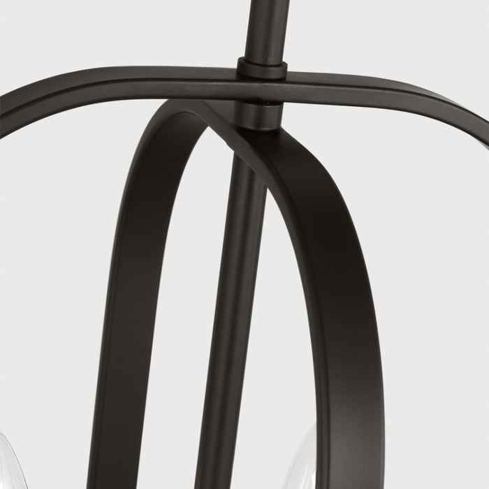 Generation GLC1293 Loretto 3-lt 11" Chandelier - Midnight Black