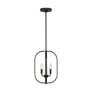 Generation GLC1293 Loretto 3-lt 11" Chandelier - Midnight Black