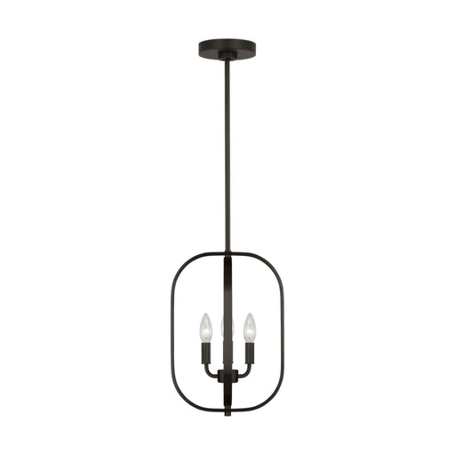 Generation GLC1293 Loretto 3-lt 11" Chandelier - Midnight Black