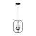 Generation GLC1293 Loretto 3-lt 11" Chandelier - Midnight Black