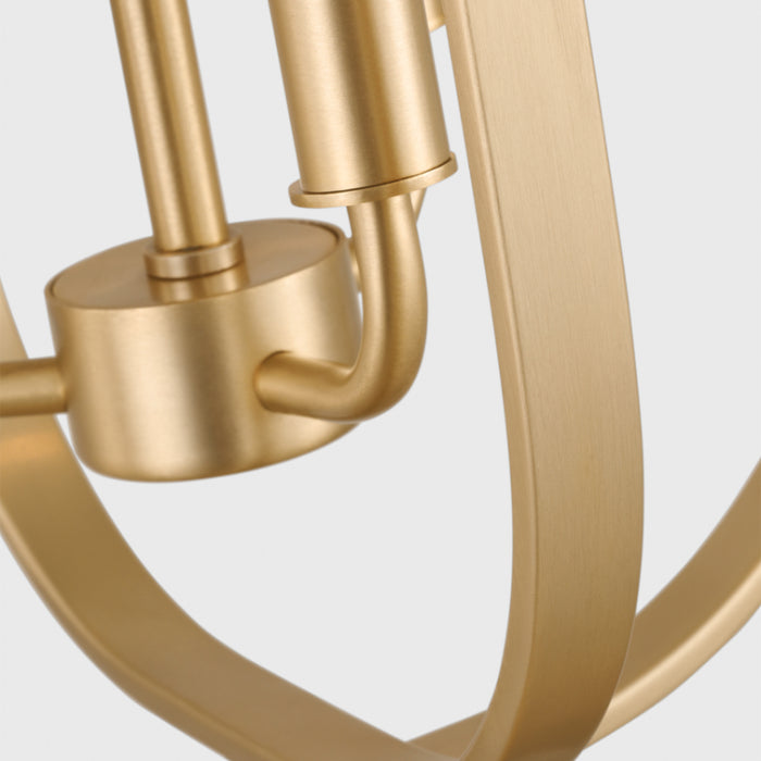Generation GLC1293 Loretto 3-lt 11" Chandelier - Satin Brass