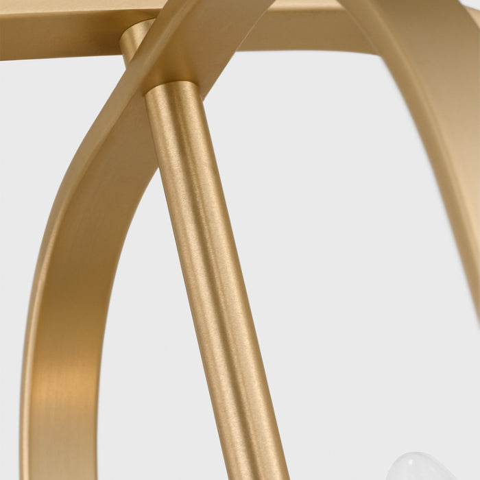 Generation GLC1293 Loretto 3-lt 11" Chandelier - Satin Brass