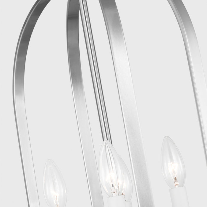 Generation GLC1304 Loretto 4-lt 16" Chandelier - Brushed Nickel