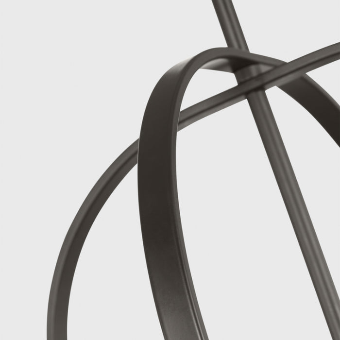 Generation GLC1304 Loretto 4-lt 16" Chandelier - Midnight Black