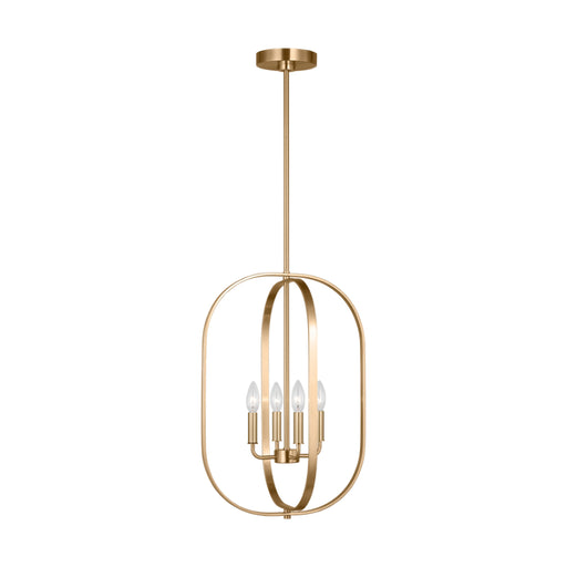 Generation GLC1304 Loretto 4-lt 16" Chandelier - Satin Brass