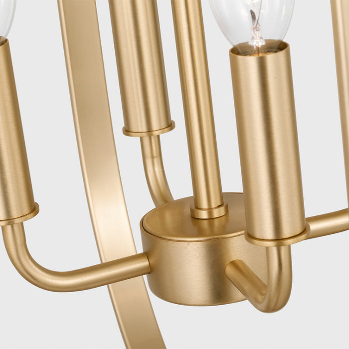 Generation GLC1304 Loretto 4-lt 16" Chandelier - Satin Brass