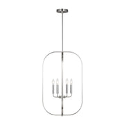 Generation GLC1316 Loretto 6-lt 19" Chandelier - Brushed Nickel