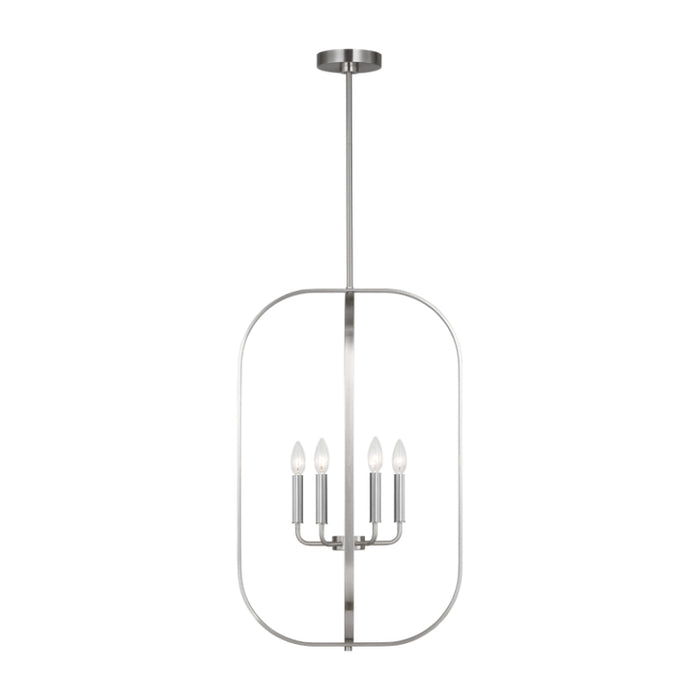 Generation GLC1316 Loretto 6-lt 19" Chandelier - Brushed Nickel