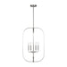 Generation GLC1316 Loretto 6-lt 19" Chandelier - Brushed Nickel