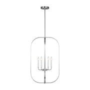 Generation GLC1316 Loretto 6-lt 19" Chandelier - Brushed Nickel