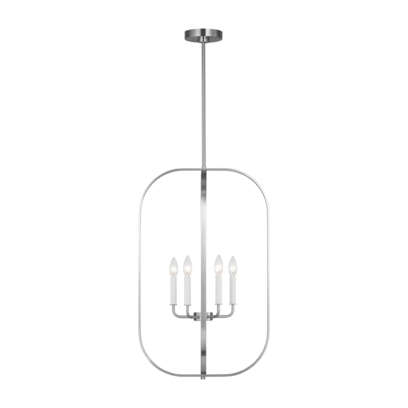 Generation GLC1316 Loretto 6-lt 19" Chandelier - Brushed Nickel