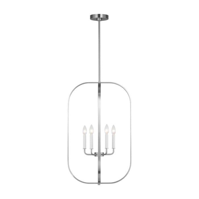 Generation GLC1316 Loretto 6-lt 19" Chandelier - Brushed Nickel