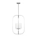 Generation GLC1316 Loretto 6-lt 19" Chandelier - Brushed Nickel