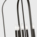 Generation GLC1316 Loretto 6-lt 19" Chandelier - Midnight Black