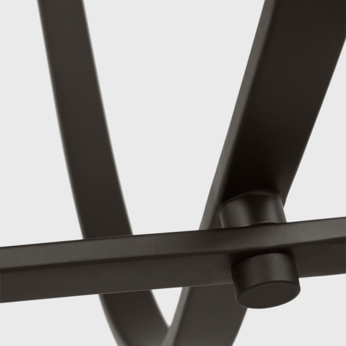 Generation GLC1316 Loretto 6-lt 19" Chandelier - Midnight Black