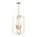 Generation GLC1316 Loretto 6-lt 19" Chandelier - Satin Brass