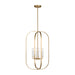 Generation GLC1316 Loretto 6-lt 19" Chandelier - Satin Brass