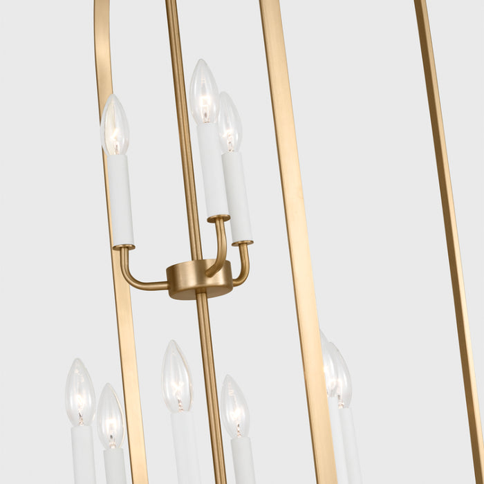 Generation GLC1316 Loretto 6-lt 19" Chandelier - Satin Brass