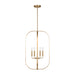 Generation GLC1316 Loretto 6-lt 19" Chandelier - Satin Brass