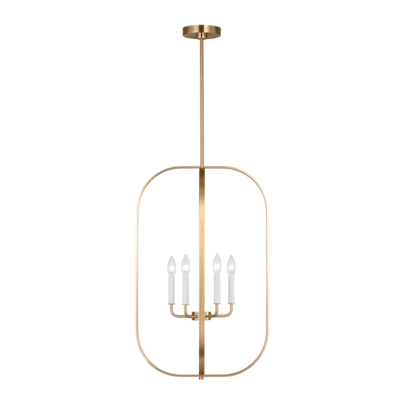 Generation GLC1316 Loretto 6-lt 19" Chandelier - Satin Brass