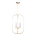 Generation GLC1316 Loretto 6-lt 19" Chandelier - Satin Brass