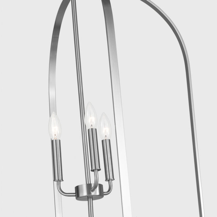 Generation GLC1329 Loretto 9-lt 24" Chandelier - Brushed Nickel