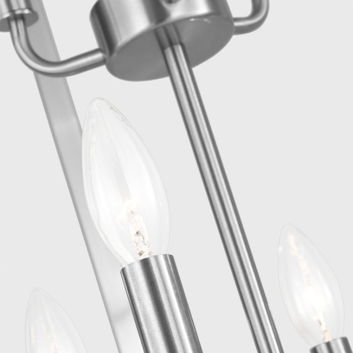 Generation GLC1329 Loretto 9-lt 24" Chandelier - Brushed Nickel