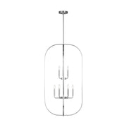 Generation GLC1329 Loretto 9-lt 24" Chandelier - Brushed Nickel