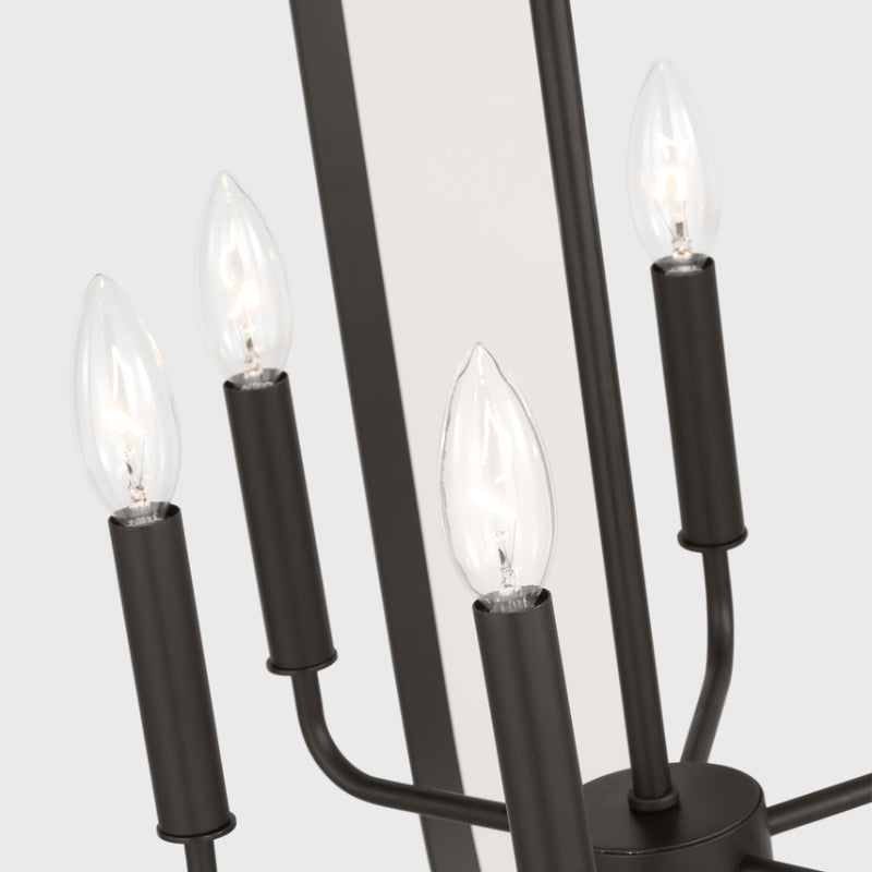 Generation GLC1329 Loretto 9-lt 24" Chandelier - Midnight Black