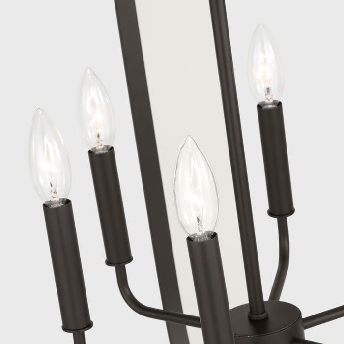 Generation GLC1329 Loretto 9-lt 24" Chandelier - Midnight Black