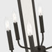 Generation GLC1329 Loretto 9-lt 24" Chandelier - Midnight Black