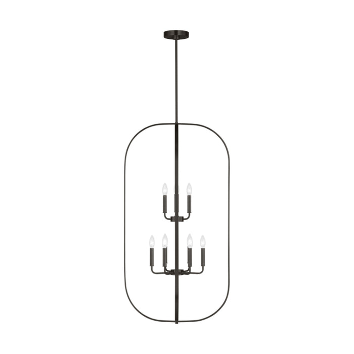 Generation GLC1329 Loretto 9-lt 24" Chandelier - Midnight Black