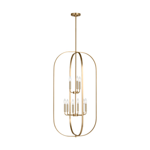 Generation GLC1329 Loretto 9-lt 24" Chandelier - Satin Brass