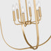 Generation GLC1329 Loretto 9-lt 24" Chandelier - Satin Brass