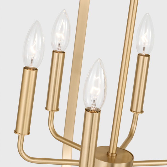 Generation GLC1329 Loretto 9-lt 24" Chandelier - Satin Brass