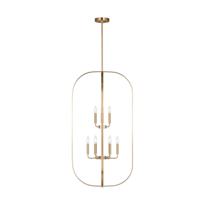 Generation GLC1329 Loretto 9-lt 24" Chandelier - Satin Brass